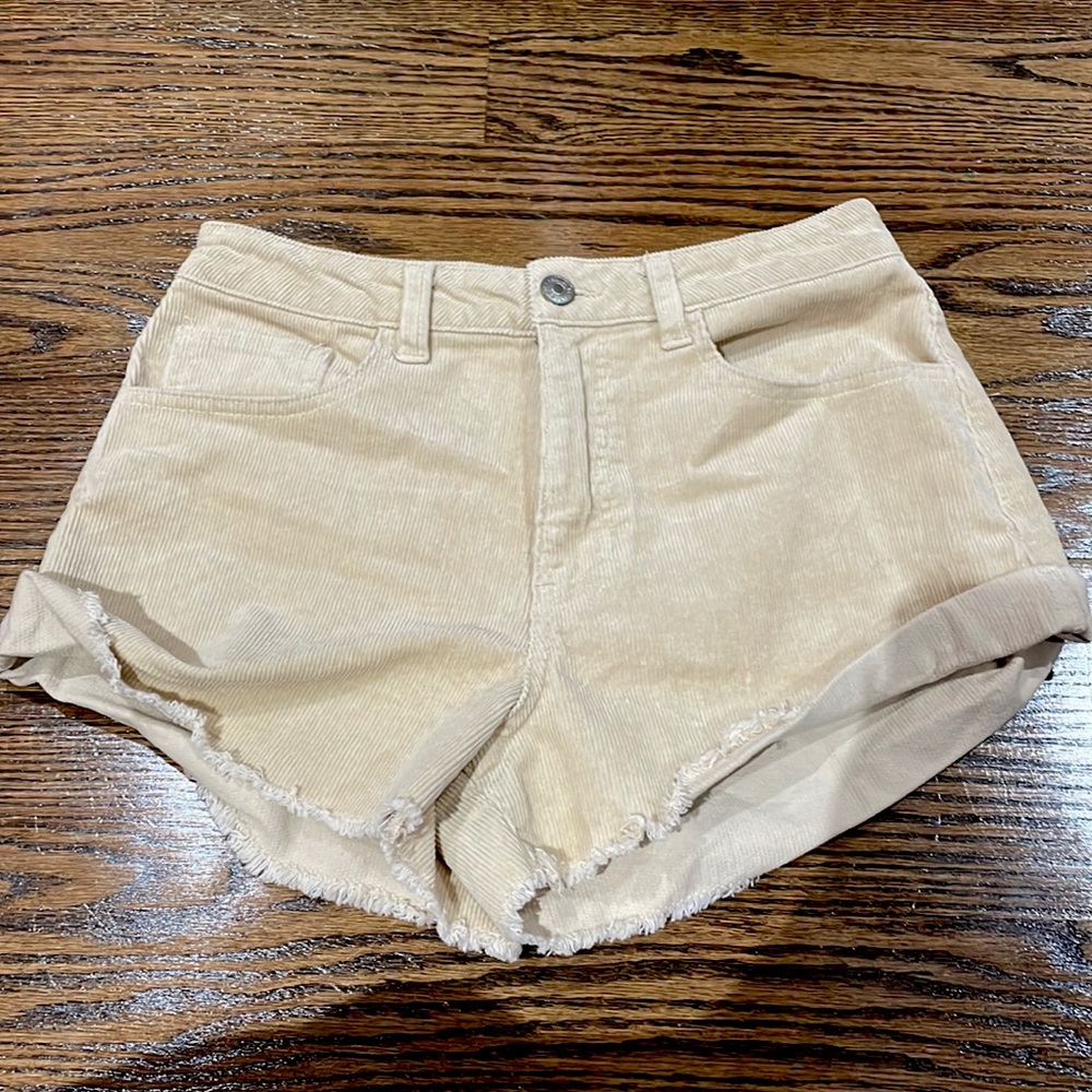 Tan Colored Denim Forever 21 Jean Shorts